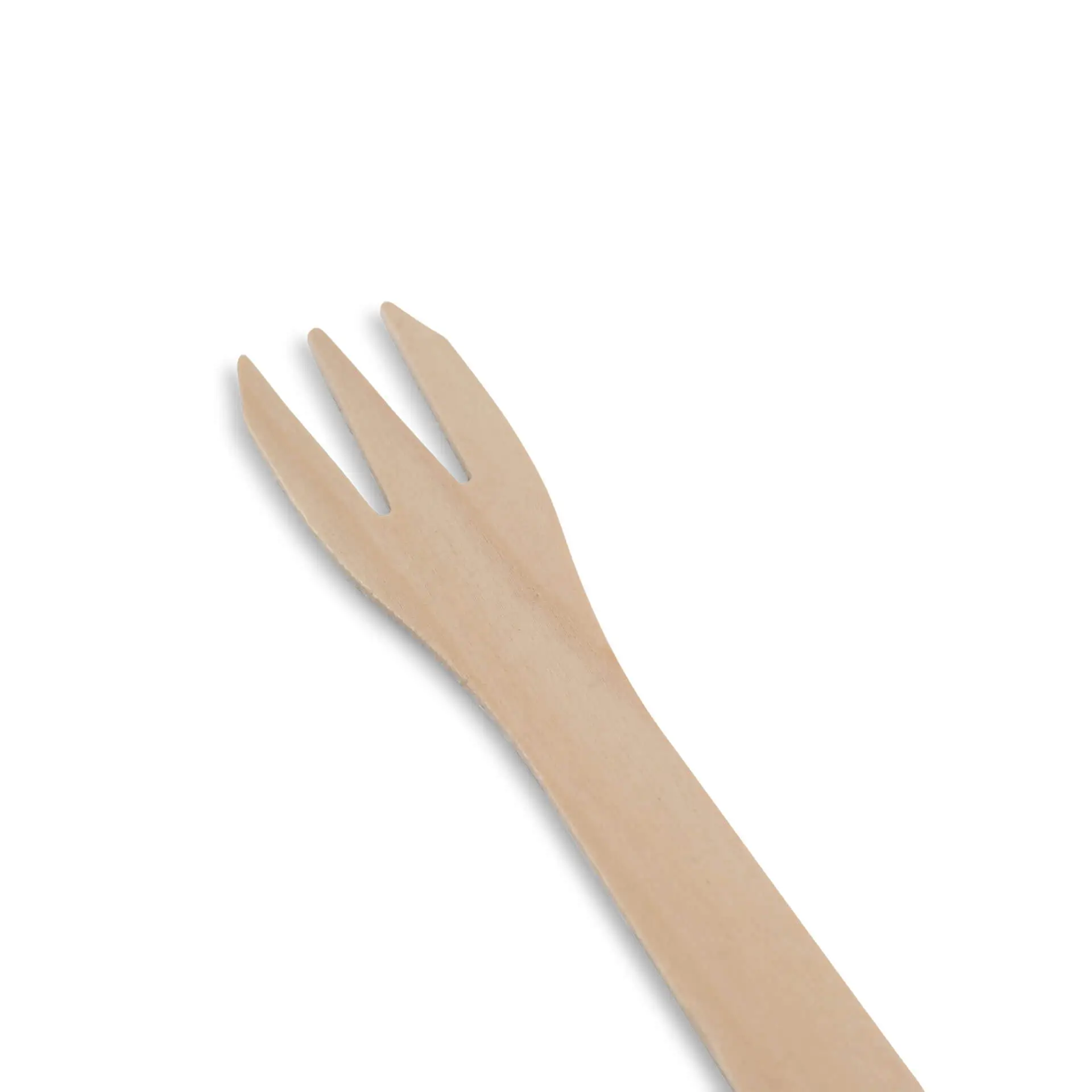 Wooden chip-forks XL 17.5 cm, 3 prong