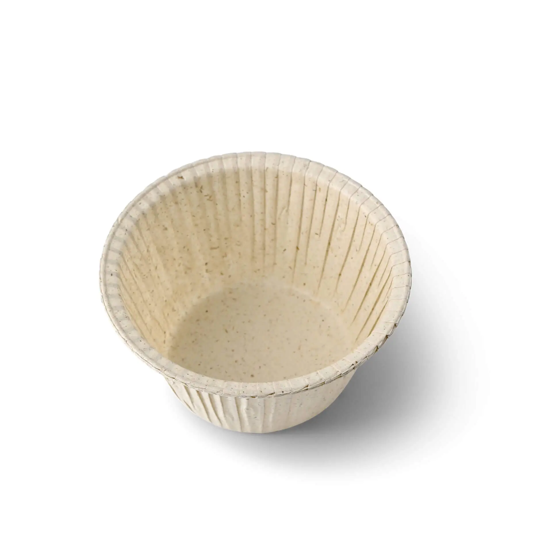 Grass paper cupcake liners ∅ 5 cm, round, brown