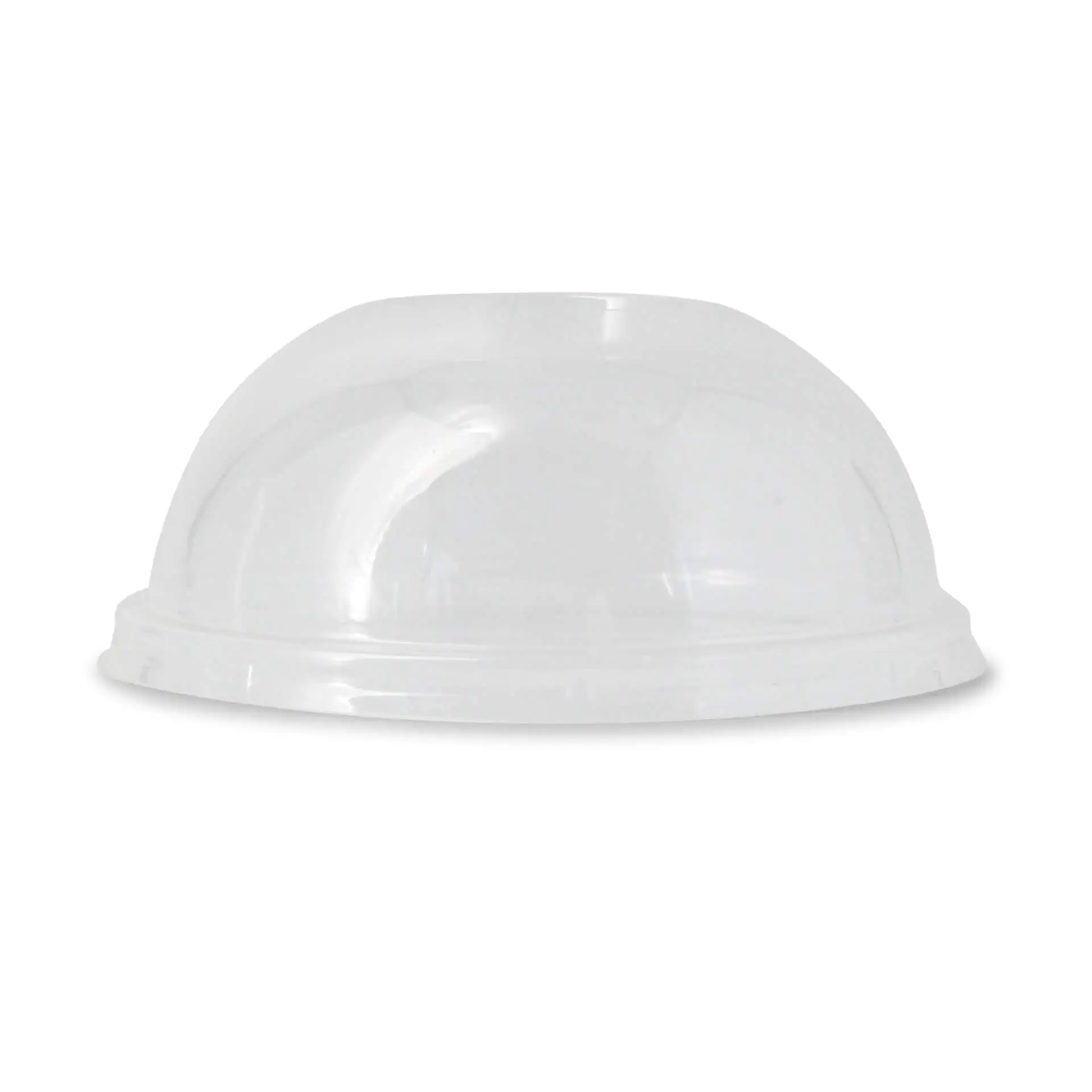 PLA dome lids Ø 95 mm, straw slot