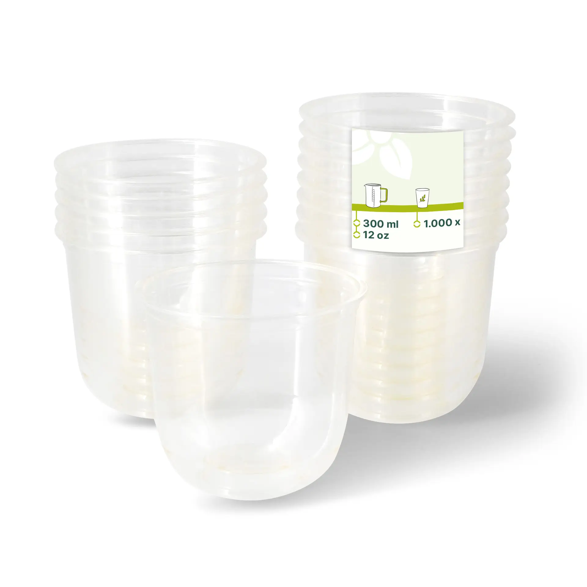 300 ml / 12 oz PLA Dessert Cup, Ø 96 mm