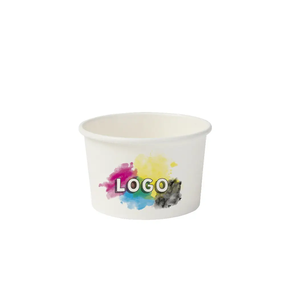 Ice cream cup printing 5 oz, matt