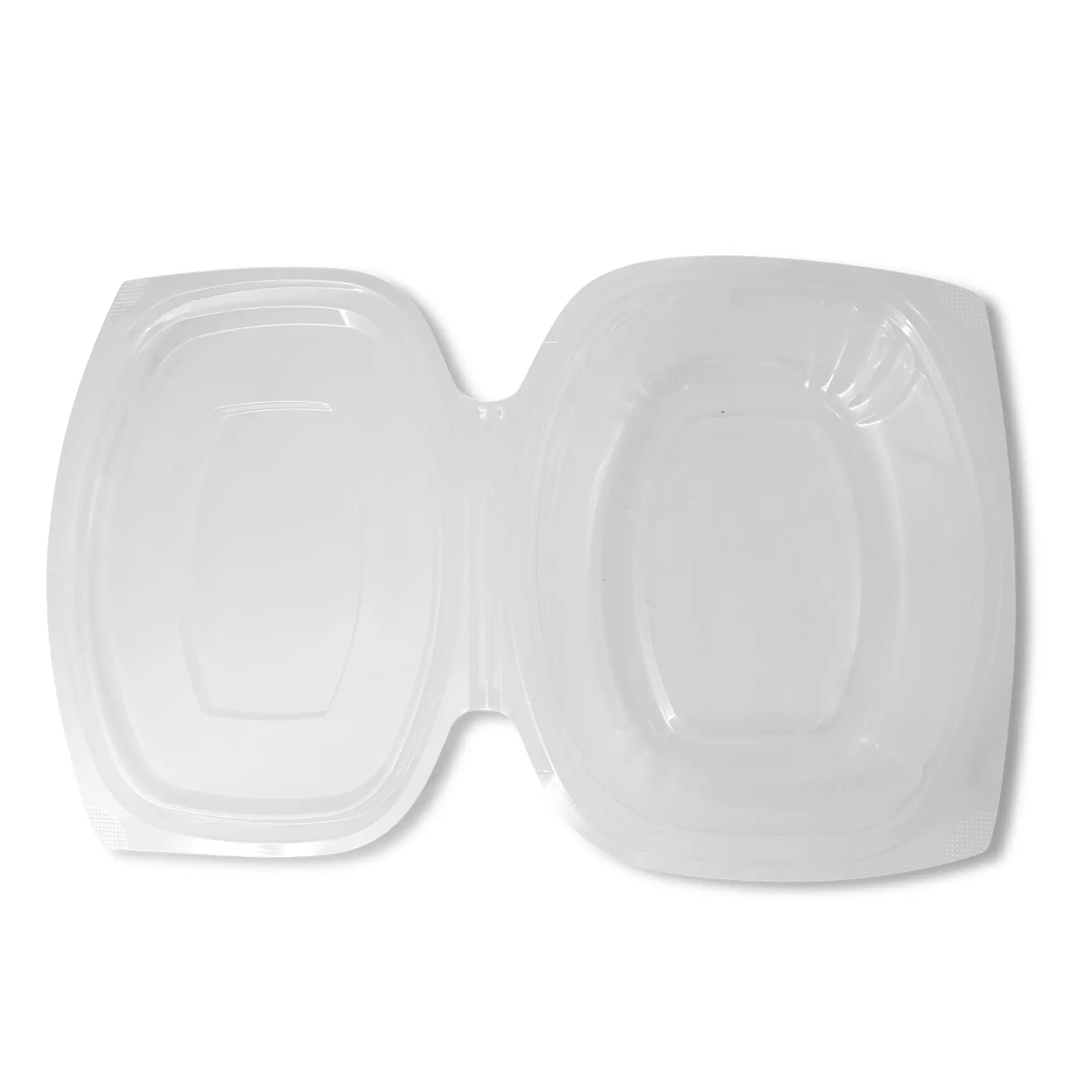 PLA Deli Bowls 750 ml, folding lid, rectangular