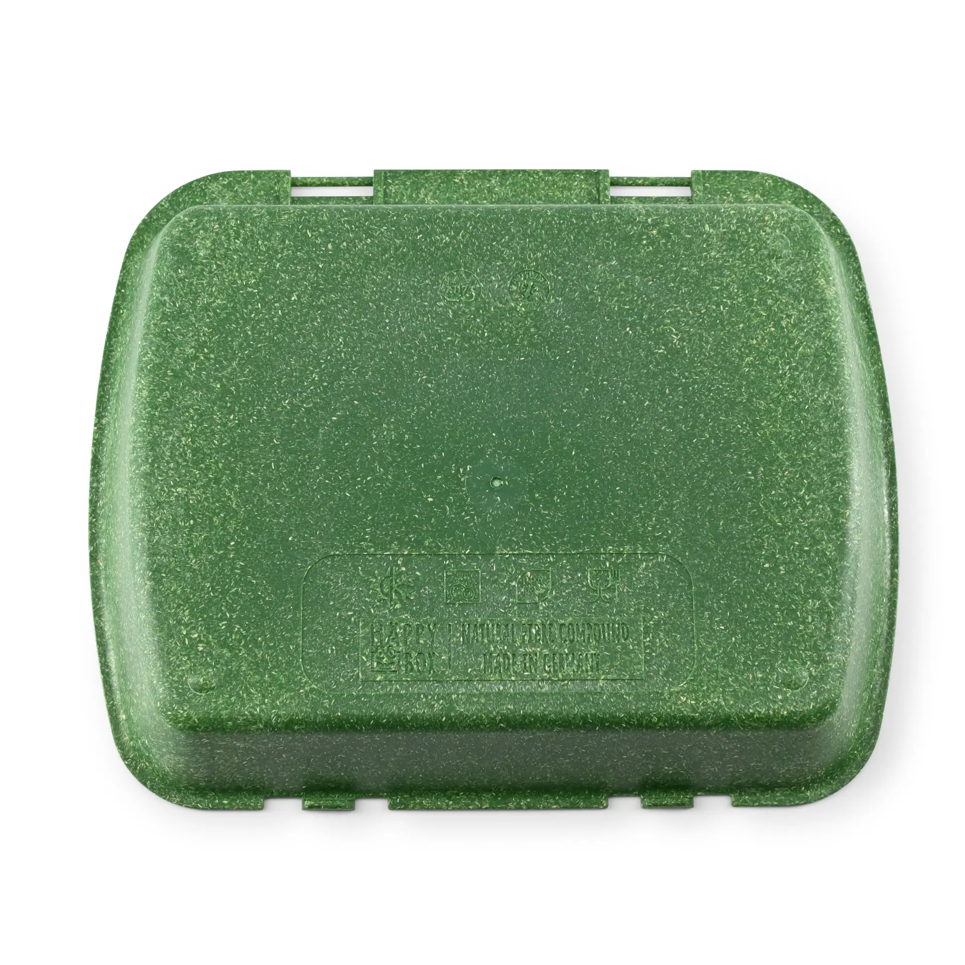 Reusable menu-containers merways-Box 24,5 x 20 x 4,5 cm, HP4, spinach / dark green