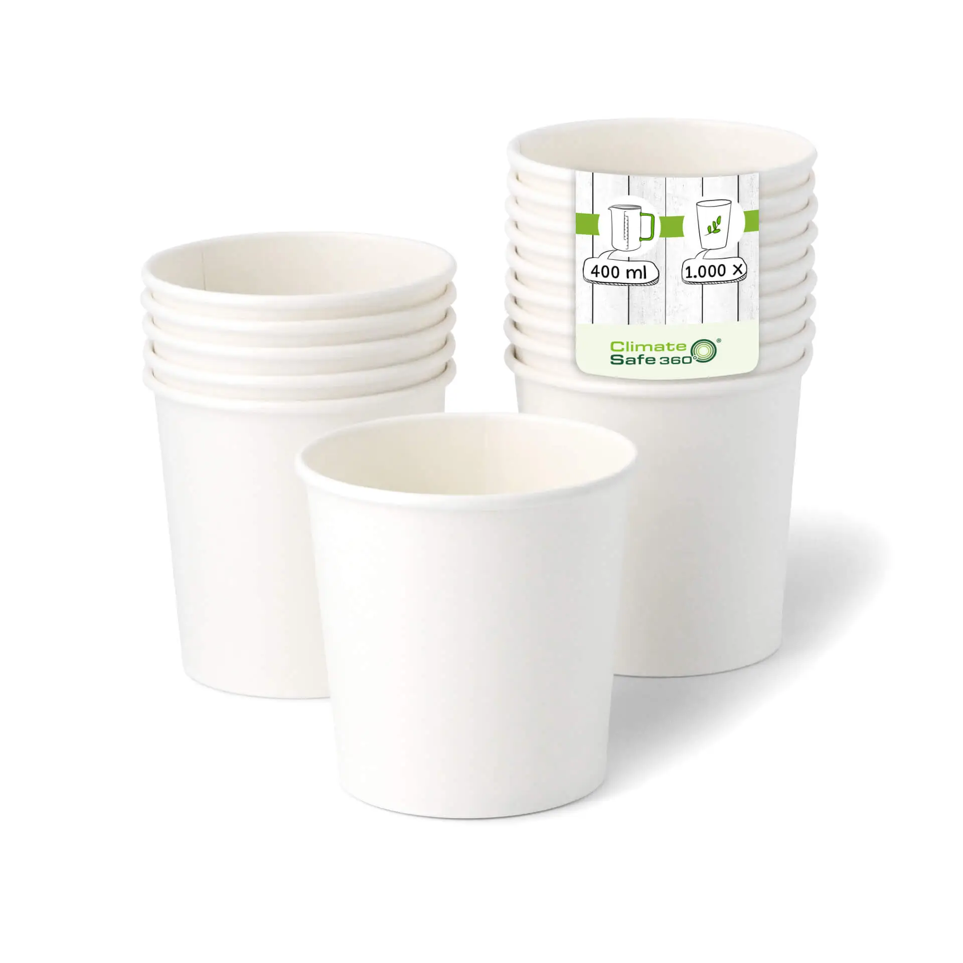 12 oz, max. 14 oz Paper-ice-cream cups XL, Ø 92 mm, white