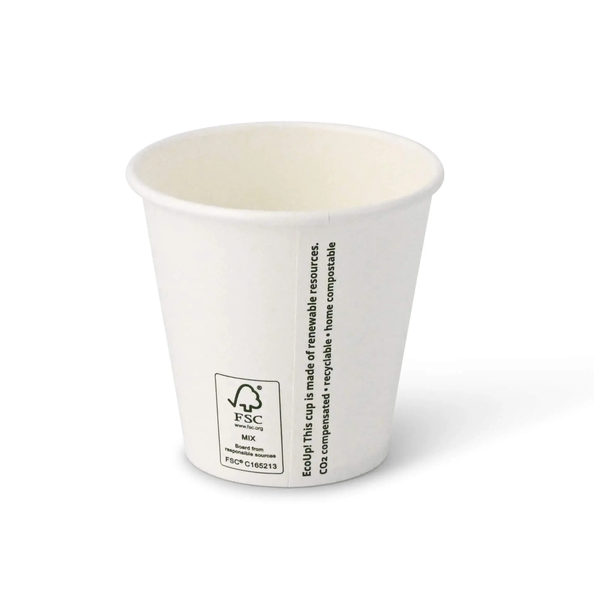 6 oz Paper cups single wall, Ø 80 mm, white