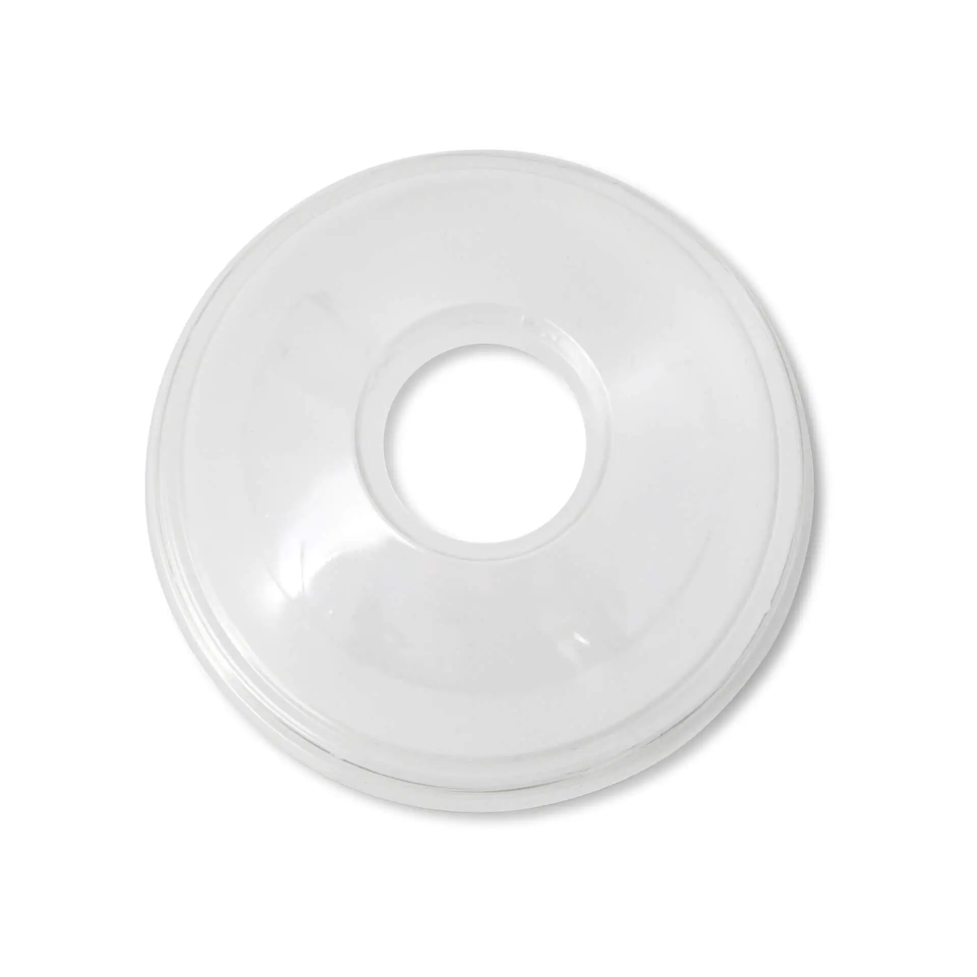 rPET dome lids Ø 95 mm, straw hole