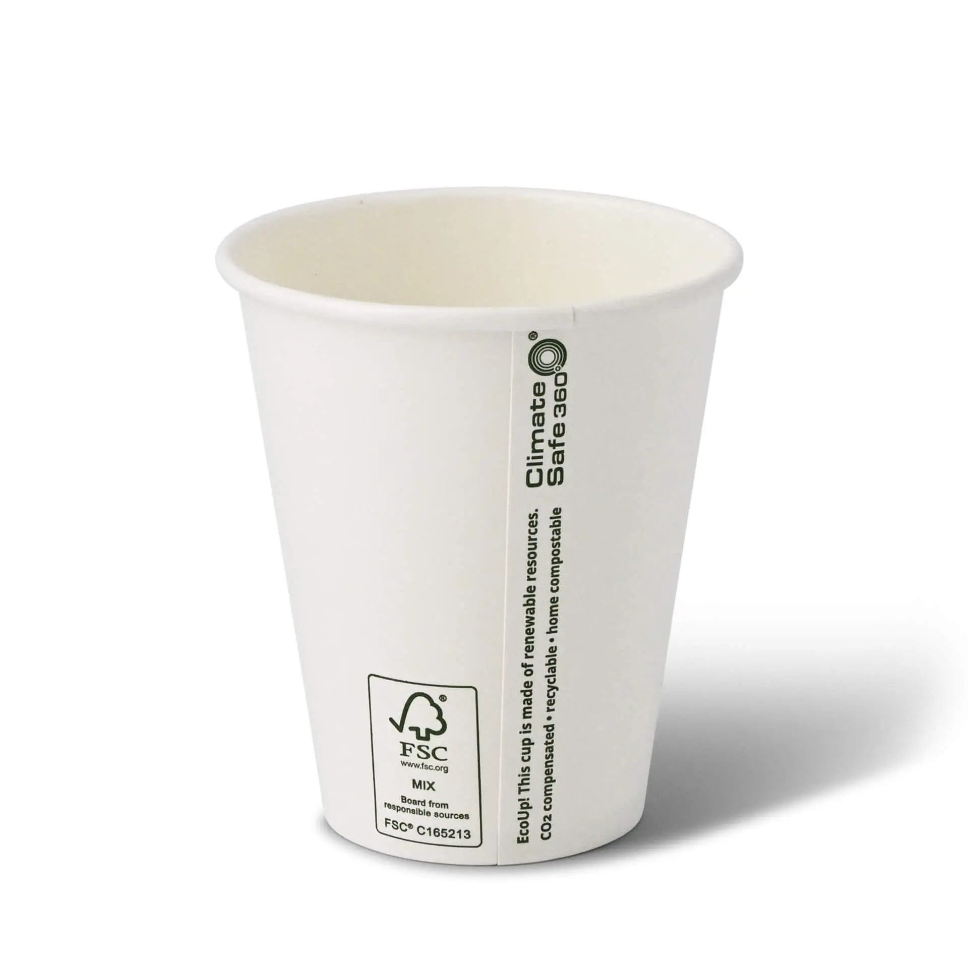 10 oz Paper cups single wall, Ø 90 mm, white