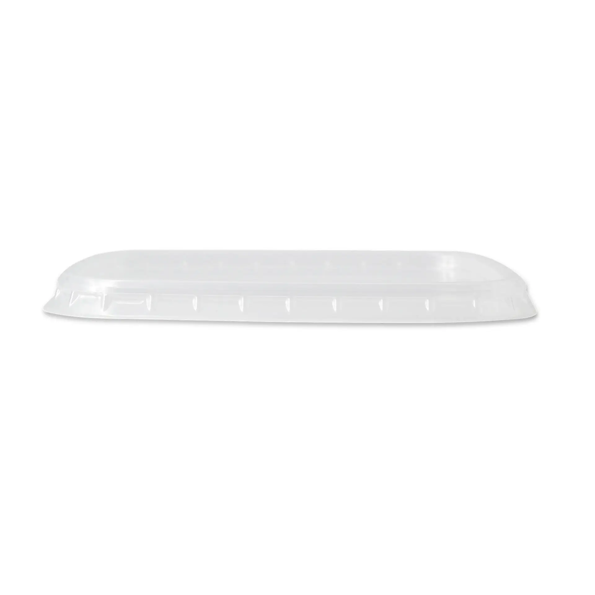 Cup lids PP 10.5 x 8 cm, clear, rectangular