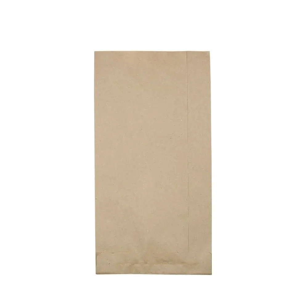 Paper-flat bags 15 + 6 x 29 cm, kraft