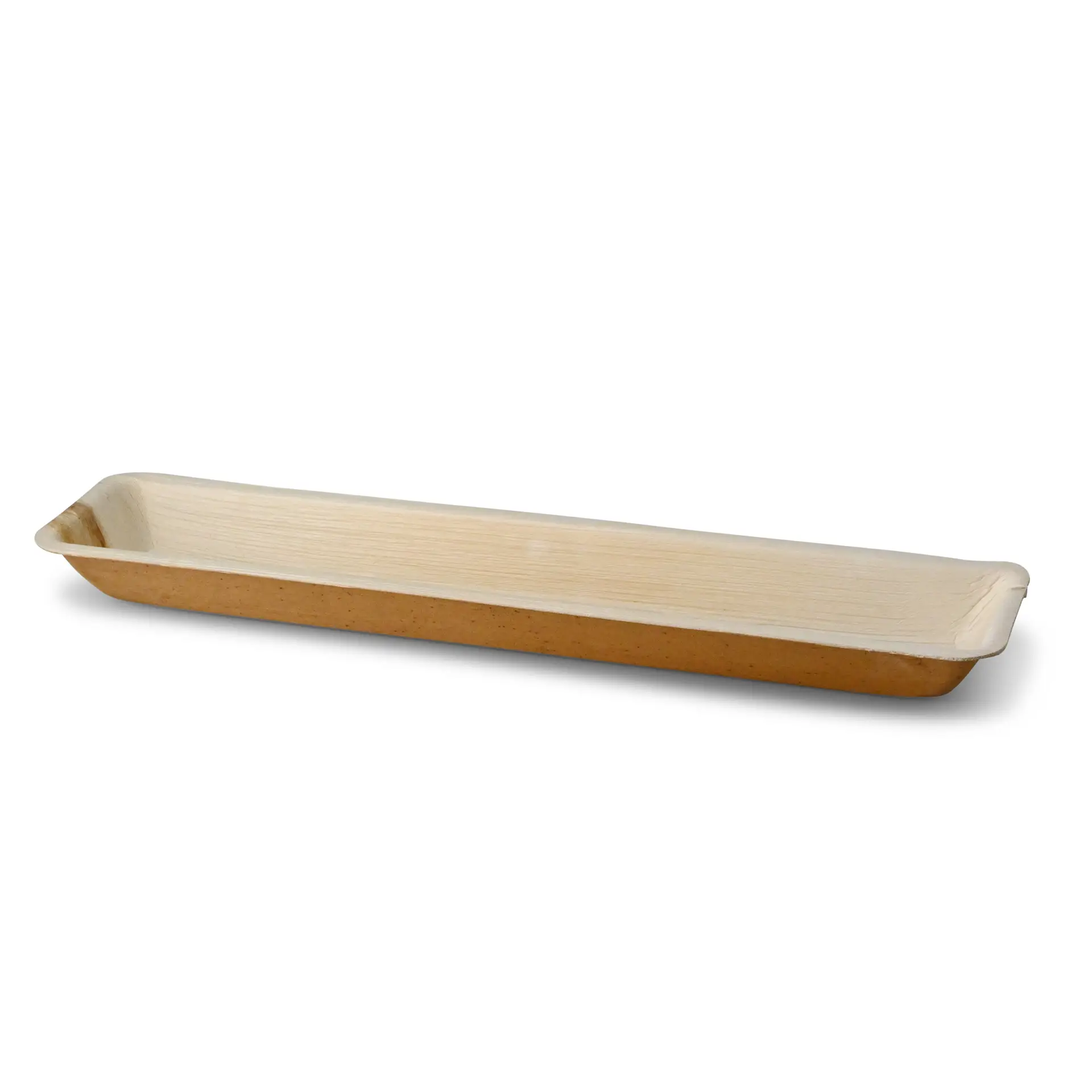 Palm Leaf Tray "Palmware®" 38 x 8.5 cm, Rectangular